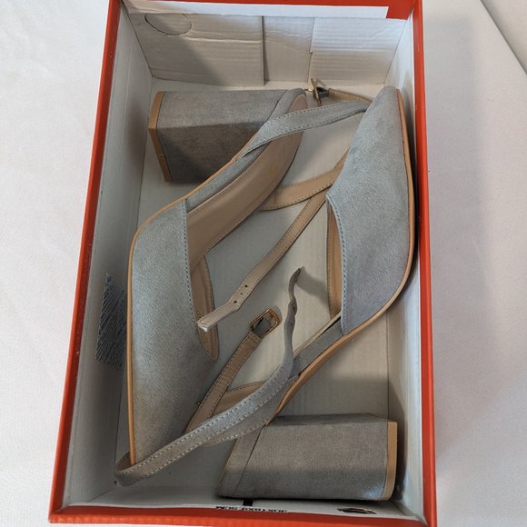 RAID Neima Gray Block Heels - Wide Fit - Picture 5 of 6